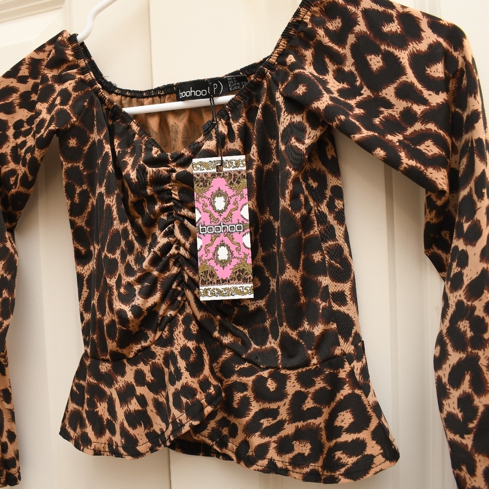BOOHOO Cheetah Top